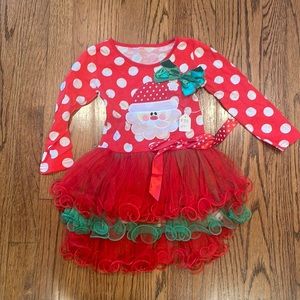 Christmas Santa tree size 2t new